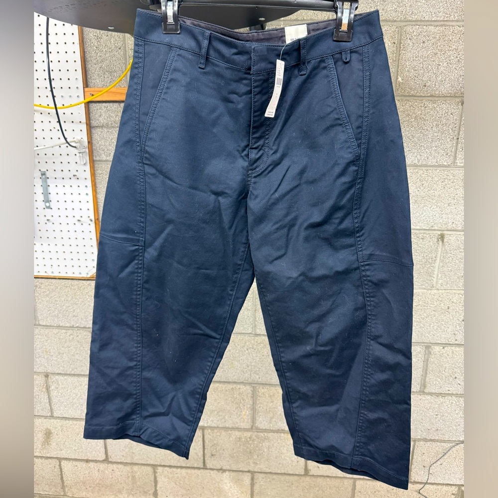 Maeve black crop barrel pants size 4